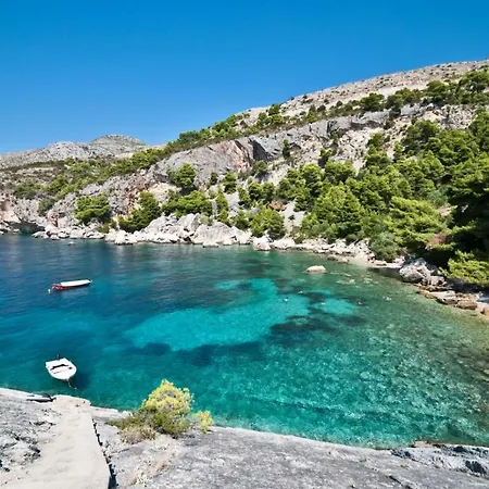 In With Sea View, Balcony, Air Conditioning, Wi-fi Pensionat Hvar Town